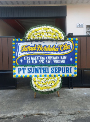 Papan Bunga Duka di Padang Lawas